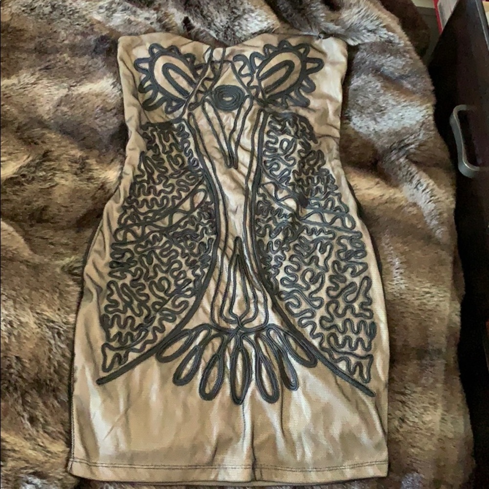 Mesh mini dress